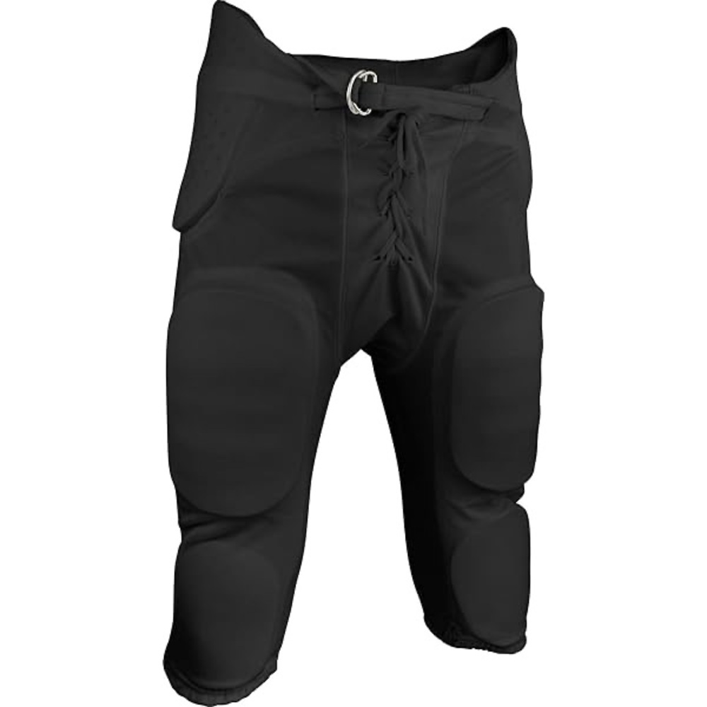 Sports Unlimited Double Knit Integrated‎ Adult Football Pants Mens Black XL